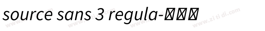 source sans 3 regula字体转换 source sans 3 regula字体转换